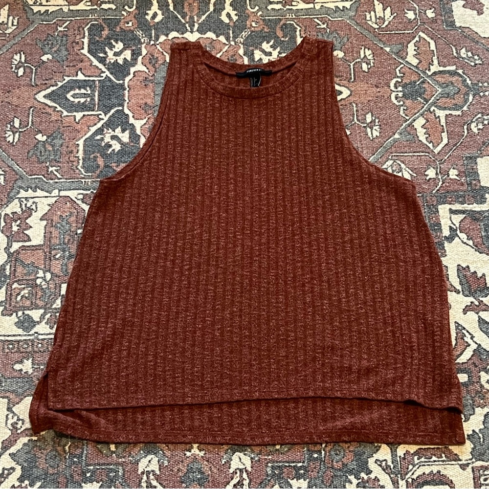 Forever 21 rust colored tank